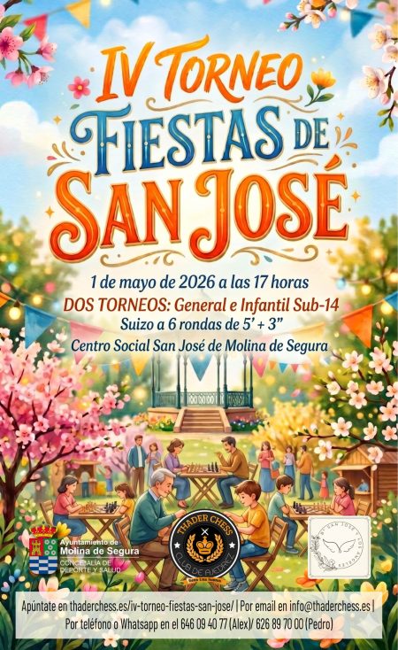 IV Torneo Fiestas de San José. GENERAL.