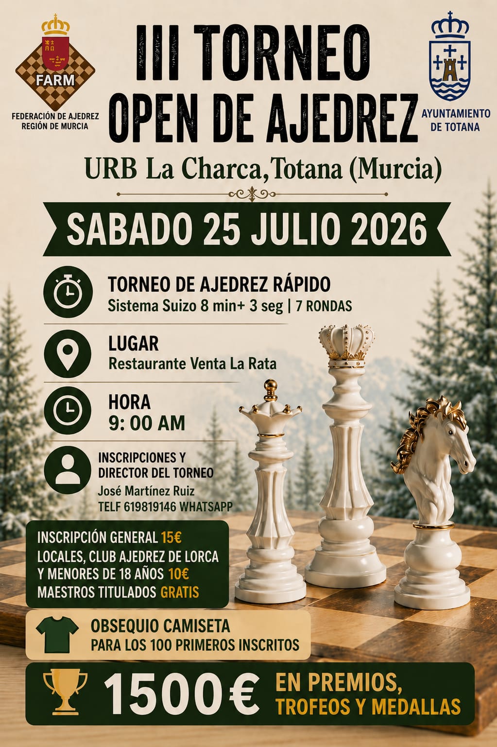 III Torneo Open La Charca - Totana