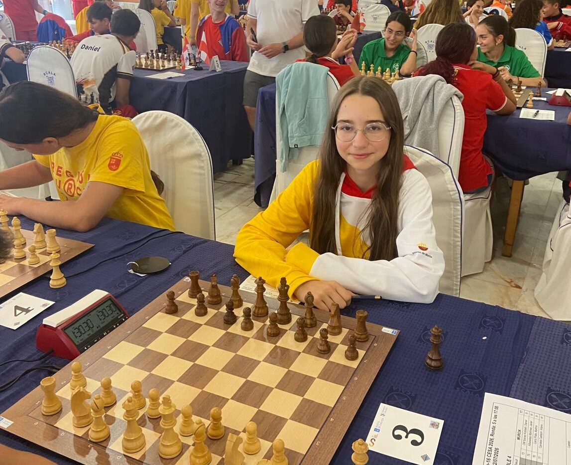 MARTINA CARRO PRATS REPRESENTA A LA REGIÓN DE MURCIA EN EL CAMPEONATO DE ESPAÑA DE SELECCIONES SUB16